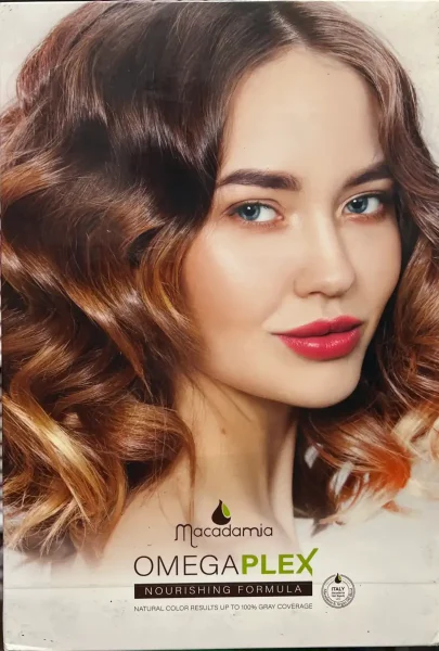 کاور جلویی کاتالوگ رنگ موی بدون آمونیاک ماکادمیا