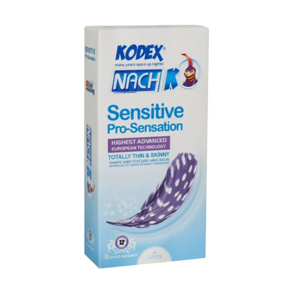 کاندوم حساس ناچ کدکس مدل Pro-Sensitive | کاندوم نازک و ضد حساسیت